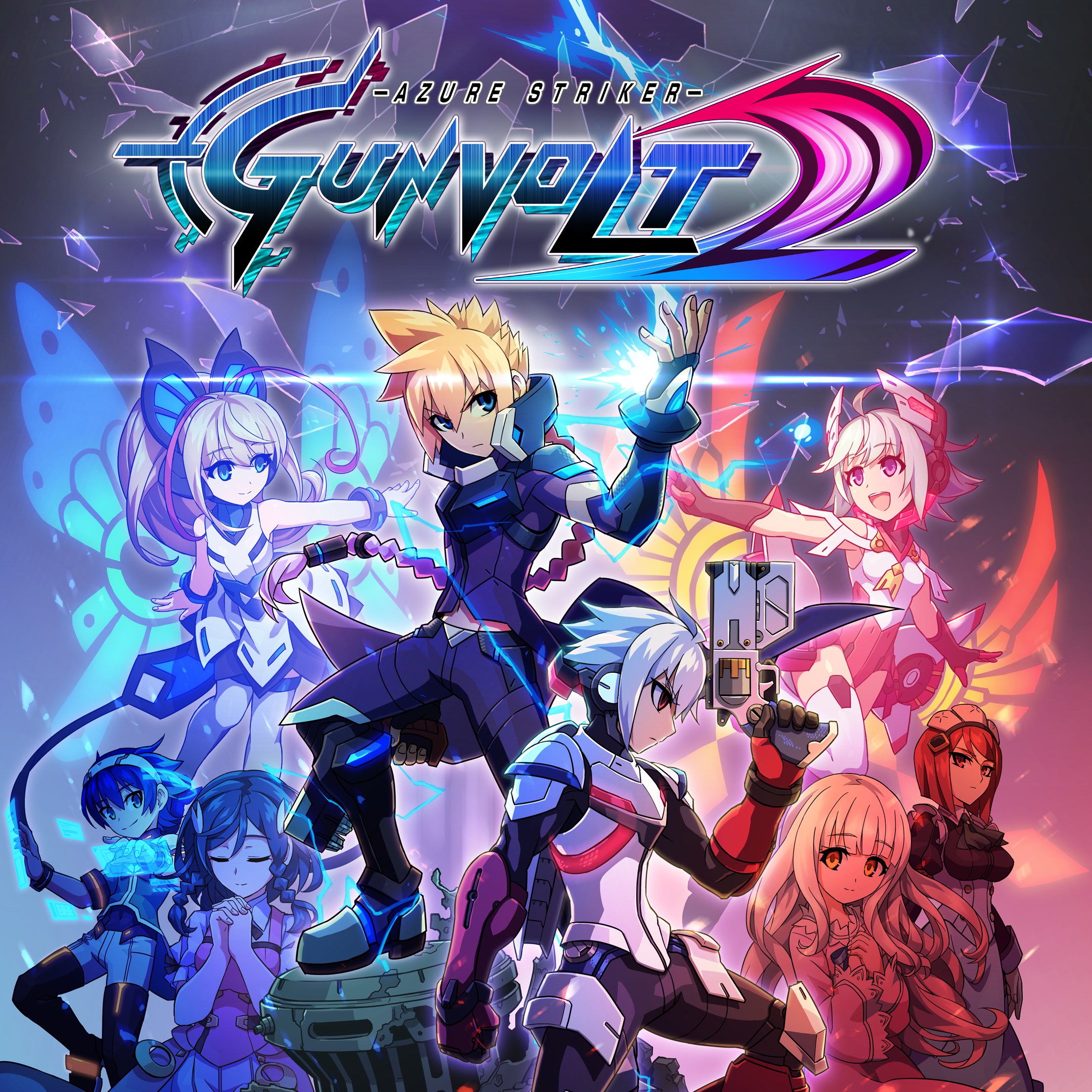 Boxart for Azure Striker GUNVOLT 2