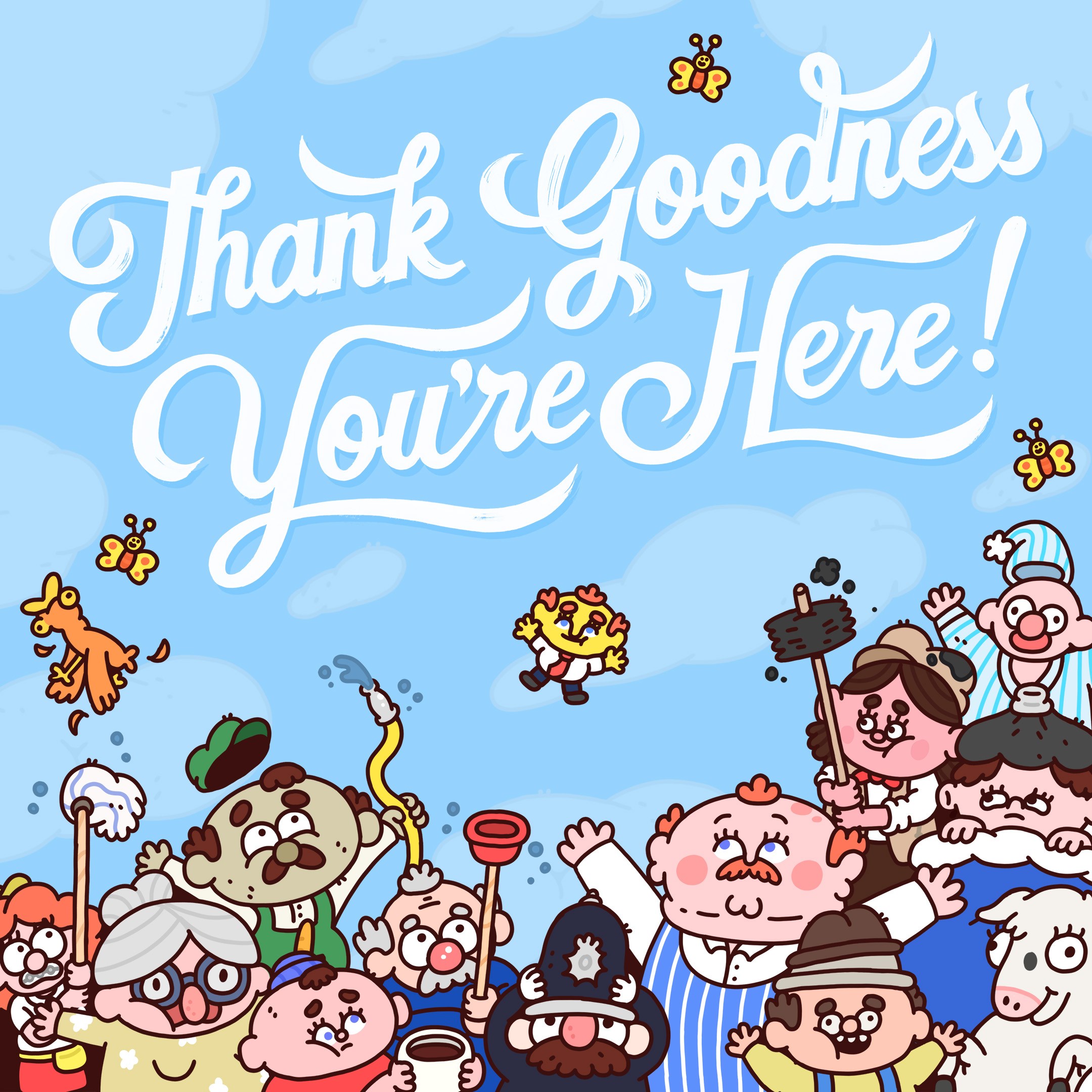 Boxart for Thank Goodness You\'re Here!