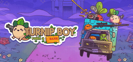 Boxart for Turnip Boy Robs a Bank