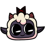 Lamb Wink Sticker