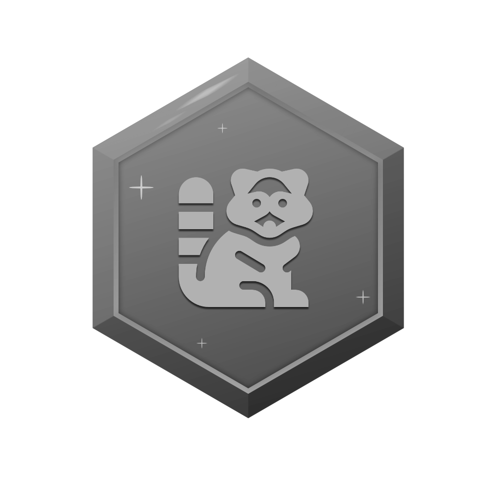 Raccoon Land Badge